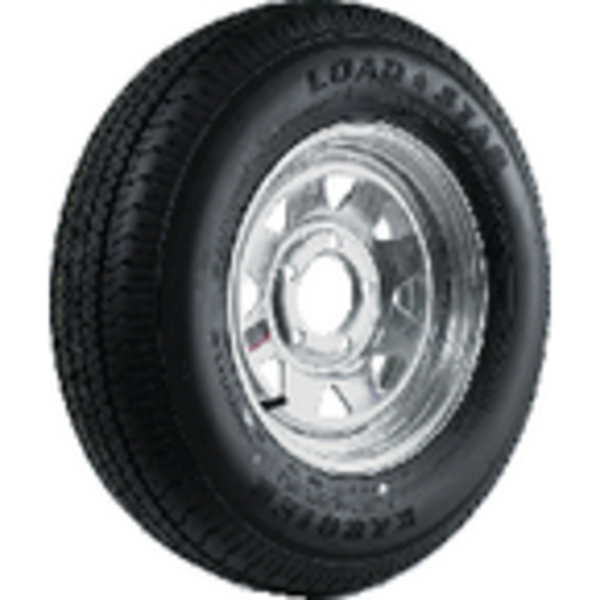 Loadstar Tires Loadstar Bias Tire & Wheel (Rim) Assembly ST175/80D-13 5 Hole B Ply 3S060
